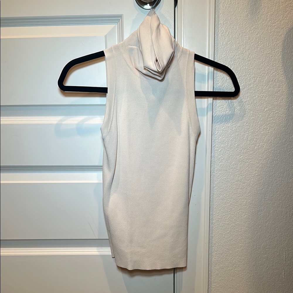 Zara Tan Sleeveless Tank Top